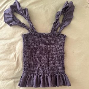 Ruched Reformation Tank